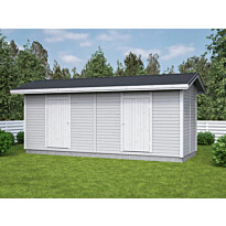 Elementtivarasto Aarni E8, 6040x2140mm, 12.9m², puuvalmis