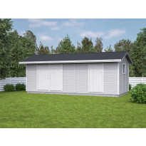 Elementtivarasto Aarni E13, 7040x3180mm, 22.39m², puuvalmis