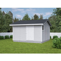 Elementtivarasto Aarni E15, 4040x4240mm, 17.12m², puuvalmis