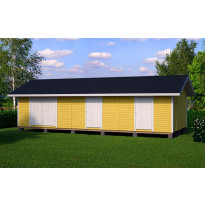 Elementtivarasto Aarni E21, 10040x4240mm, 42.57m², puuvalmis