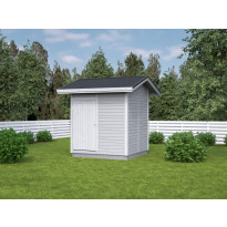 Elementtivarasto Aarni E4, 2040x2140mm, 4.37m², puuvalmis