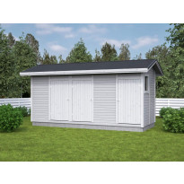 Elementtivarasto Aarni E5, 5040x2140mm, 10.79m², puuvalmis