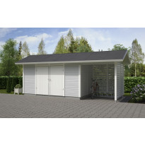 Elementtivarasto Aarni E6M, 6040x2140mm, 12.93m², puuvalmis