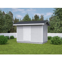 Elementtivarasto Aarni E7b, 2140x3540mm, 7.58m², puuvalmis