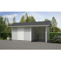 Elementtivarasto Aarni E7M, 5040x2140mm, 10.79m², puuvalmis