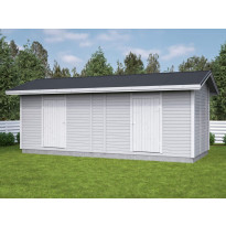 Elementtivarasto Aarni E8c, 6540x2640mm, 17.27m², puuvalmis