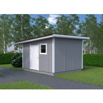 Elementtivarasto Aarni E9b, 3540x3180mm, 11.26m², puuvalmis