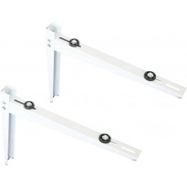 Ilmalämpöpumpun seinäteline Strong Line, 100+100kg, 450x550mm, kivijalkaan