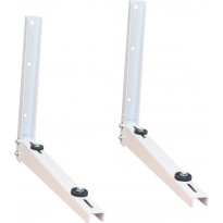 Ilmalämpöpumpun seinäteline Heavy Duty, 180+180kg, 450x550mm