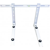 Ilmalämpöpumpun seinäteline Strong Line, 90+90kg, 365x450x780mm, vaakatuella 