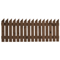 Aitaelementti Vainio A24R 2000x800 mm pystylauta ruskea