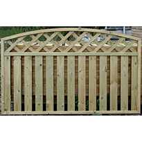 Aitaelementti Lehtoharju kaareva 1800x980/1130mm painekyllästetty vihreä, 2-laatu
