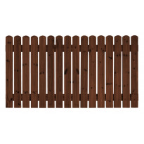 Aitaelementti Nummi Lux A58R 2000x1100 mm pystylauta 21 mm hienosahattu ruskea
