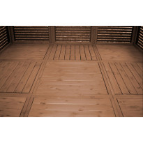 Pleksipaviljongin 3x3m lattia