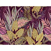 Kuvatapetti A.S. Creation THE WALL 38275-1, 371x280cm, violetti