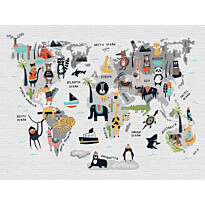 Kuvatapetti A.S. Creation THE WALL 38297-1, 371x280cm, monivärinen