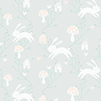 Tapetti Fiona Living@HOME 621244, non-woven, turquoise