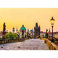 Kuvatapetti A.S. Creation Designwalls Charles Bridge, 350x255cm, keltainen