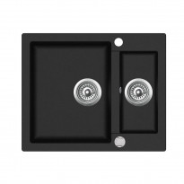 Keittiöallas Teka Clivo 60 S-TQ, 610x465mm, tegranit, musta graniitti