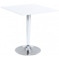 Ruokapöytä Tenstar Rafla, 70x70cm, valkoinen