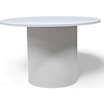 Ruokapöytä Tenstar Siera, Ø120cm, valkoinen
