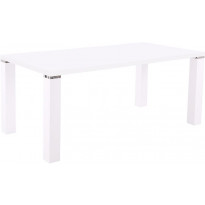 Ruokapöytä Tenstar Metro, 90x180cm, valkoinen