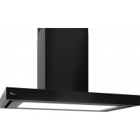 Liesituuletin Thermex Harwich Lux, seinä, 900mm, musta, omalla moottorilla