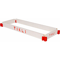 Työtason jalkalista Tikli Jumbo 178BK, 178x135cm, sis. muovikulmat FLB-4