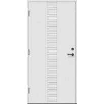 Ulko-ovi Aarni Raita, 10x21, karmi 115mm, oikeakätinen, valkoinen