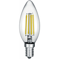 LED-lamppu Trio E14, filament, kynttiläkupu, 4W, 470lm, 2700K