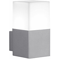 Seinävalaisin Hudson, sis. 4W LED, IP44, harmaa