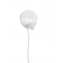 LED-seinävalaisin Trio Mario Ø160x105 mm mattavalkoinen