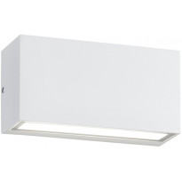 LED-seinävalaisin ulos Trio Trent 50x140x70mm, mattavalkoinen