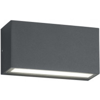 LED-seinävalaisin ulos Trio Trent 50x140x70mm, antrasiitti