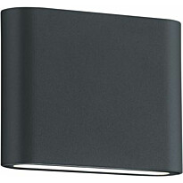 LED-seinävalaisin Trio Thames II, 115x90 mm, antrasiitti