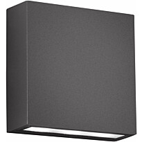 Seinävalaisin Thames, LED 2x3W, IP54, musta