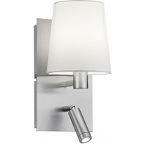 LED-seinävalaisin Trio Marriot, 308x140x176mm, harjattu teräs/valkoinen
