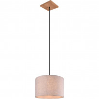 Riippuvalaisin Trio Elmau, 1-os., E27, puu/beige