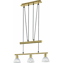 Riippuvalaisin Trio Levisto, 605x110x1600 mm, 3-osainen mattamessinki