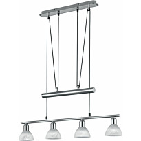 Riippuvalaisin Trio Levisto, 805x110x1600 mm, 4-osainen harjattu teräs