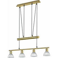 Riippuvalaisin Trio Levisto, 805x110x1600 mm, 4-osainen mattamessinki