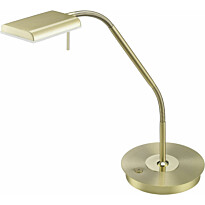 LED-pöytävalaisin Trio Bergamo 205x500 mm, mattamessinki