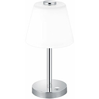 LED-pöytävalaisin Trio Emerald Ø150x290 mm, kromi