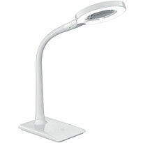 LED-pöytävalaisin Trio Lupo Ø 135x350 mm, valkoinen