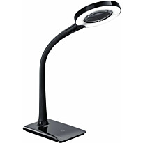 LED-pöytävalaisin Trio Lupo Ø 135x350 mm, musta