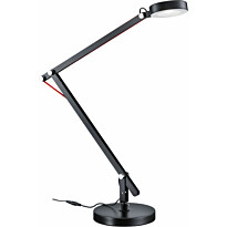 LED-pöytävalaisin Trio Amsterdam, Ø 180x180x900x900mm, musta