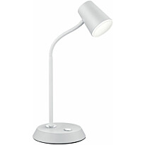 LED-pöytävalaisin Trio Narcos 380x150 mm, valkoinen