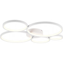 LED-kattovalaisin Trio Rondo, 5.5x59x53cm, mattavalkoinen