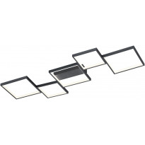 Kattovalaisin Trio Sorrento LED, 120 cm, mattamusta