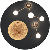 LED-kattovalaisin Trio Zodiac, mattamusta, Verkkokaupan poistotuote